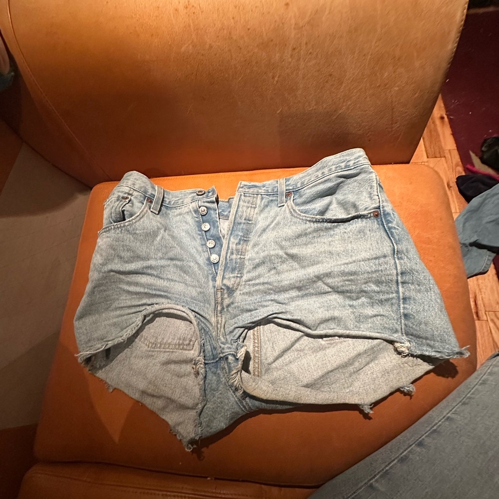 Levi Denim Blue Women's Shorts